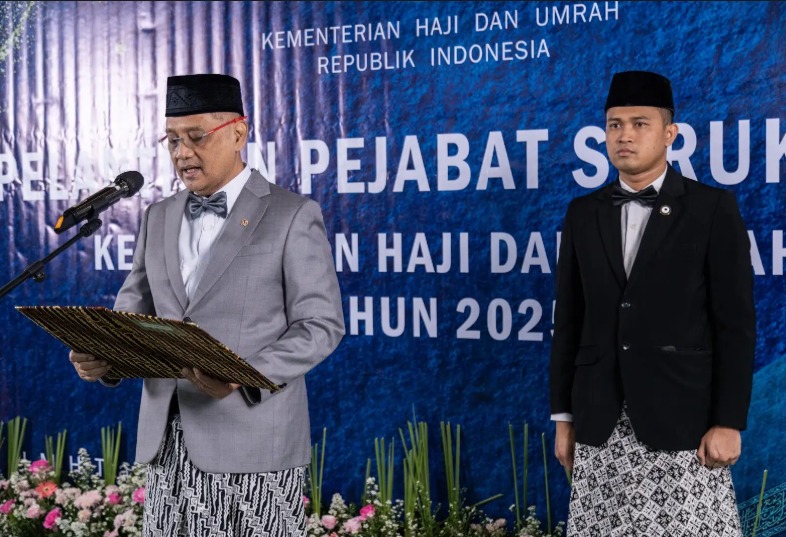 Pelantikan Pejabat Kemenhaj: Gus Irfan Tekan Integritas dan Kecepatan Layanan